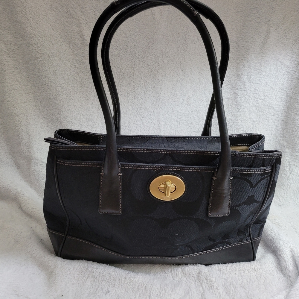 Authentic Coach Hamilton Tote Satchel Purse